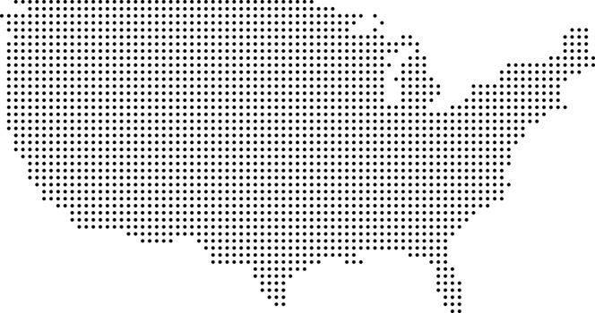 USA United States of America Map Dot Pattern png
