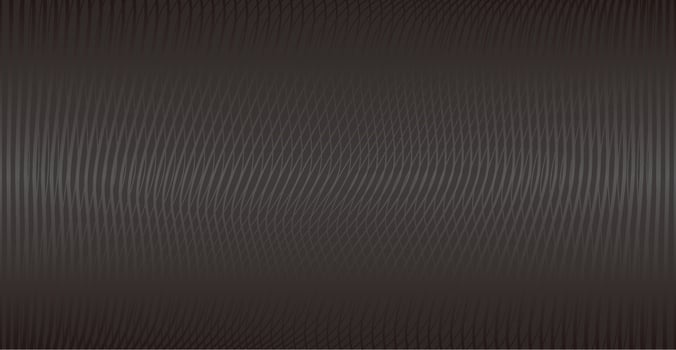 Abstract Vector Background Illustration With Black Wavy Lines.