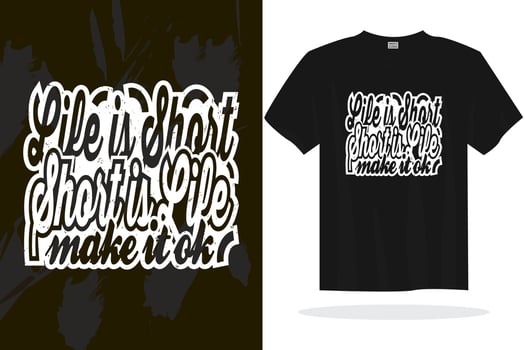 Print ready inspirational typography lettering quotes vector t shirt design template