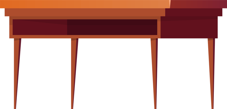Furniture item in cartoon style png