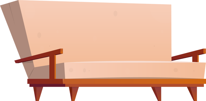 Furniture item in cartoon style png