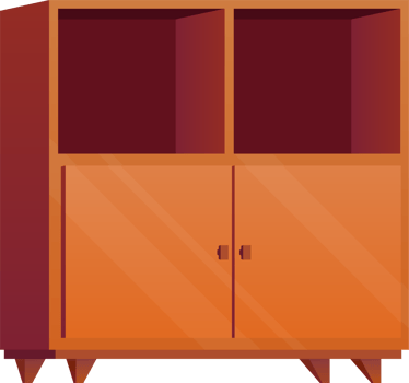 Furniture item in cartoon style png