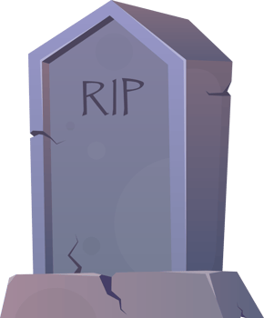 Gothic tombstones and stone crosses png