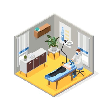 Hyaluronic Acid Doctor Composition vector