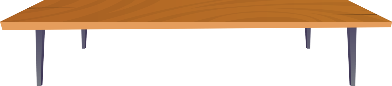Park bench in cartoon style png