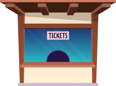 Building in cartoon style png