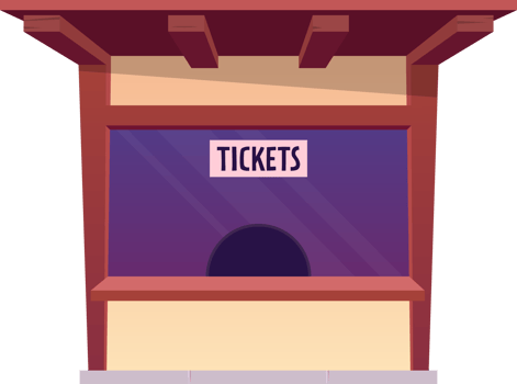 Building in cartoon style png