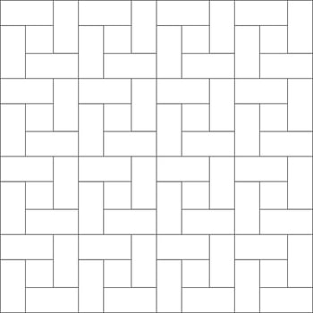 Seamless boho patterns with outline brick . Contemporary minimalistic trendy black and white backgrounds. Vector illustration Flat web design element for website or app, graphic design, logo, web site