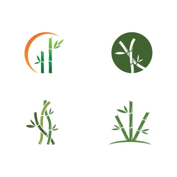 Bamboo Logo Template vector icon