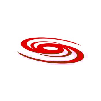 illustration vector of simple galaxy tornado