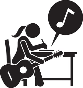 writing pen icon symbol in white background. Illustration of the sign pencil symbol vector image. EPS 10.