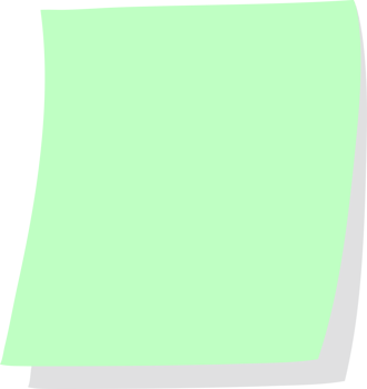 Colored post it note paper, rounded edges, sticky notes for reminders png