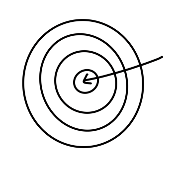 target marketing sale business hand drawn doodle organic line png