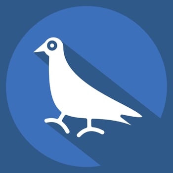 Icon Pigeon. related to Domestic Animals symbol. simple design editable. simple illustration vector