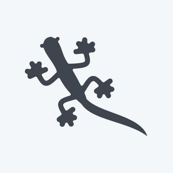Icon Gecko. related to Domestic Animals symbol. simple design editable. simple illustration vector