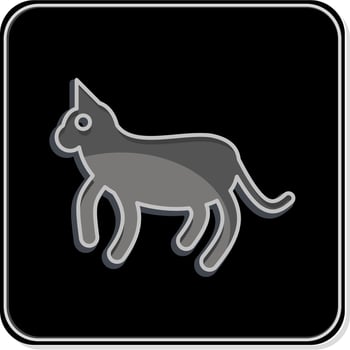 Icon Cat. related to Domestic Animals symbol. simple design editable. simple illustration vector