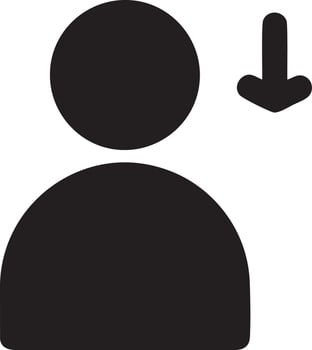 Download icon symbol image vector. Illustration of the down load design. EPS 10 vector