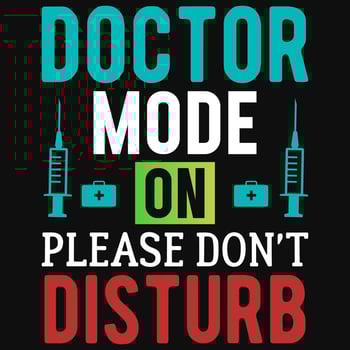 Nurse typographic tshirt design vector