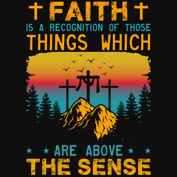 God or jesus faith typographic graphic vintages tshirt design vector