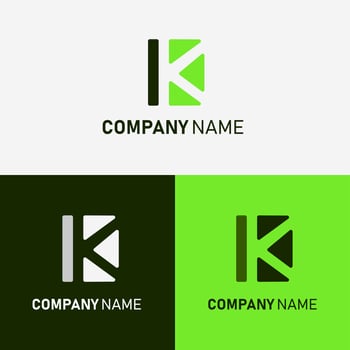 Graceful Letter K logo. with a clean and professional style that suits your business vector