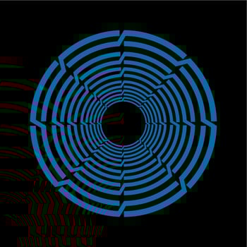 blue color circle vector