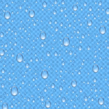 Realistic water rain drops isolated vector