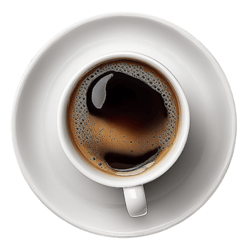 Cup of espresso coffee png