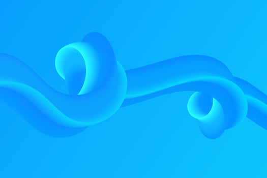 Blue Fluid Blend Effect Background Design vector