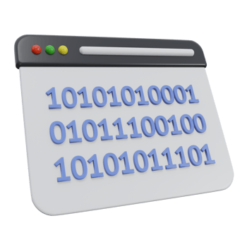 data encryption 3d render icon illustration with transparent background, cyber security png