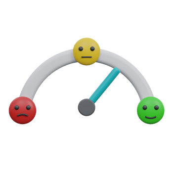 feedback rating 3d render icon illustration with transparent background png