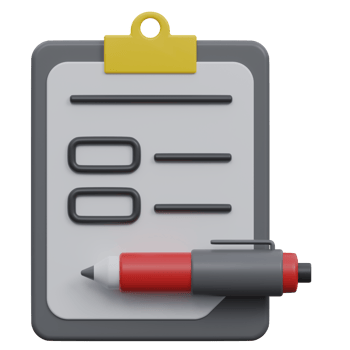 feedback form 3d render icon illustration with transparent background png