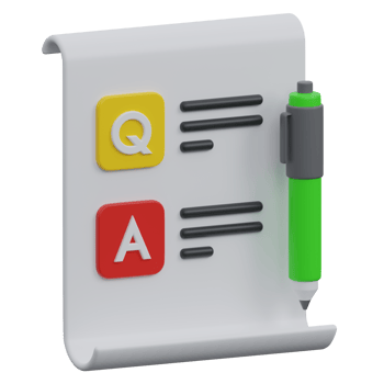 survey paper 3d render icon illustration with transparent background png