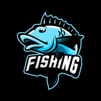 FISHING JUMPING VECTOR