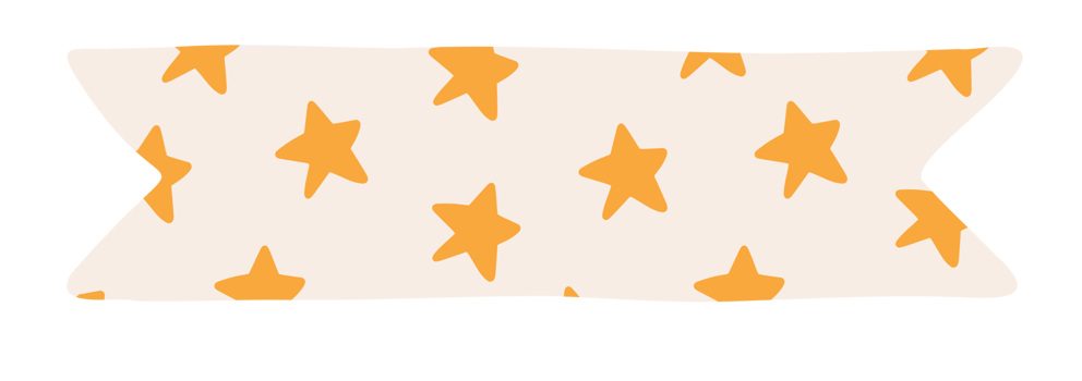 Pieces of Colorful scrapbook Washi Tape strip, label tag, decorative scotch. Printable Stickers with Stars for planner or journal png