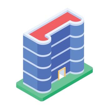 Trendy Hotel Concepts vector