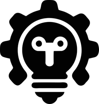 Idea solution icon symbol vector image. Illustration of the creative innovation concept design. EPS 10