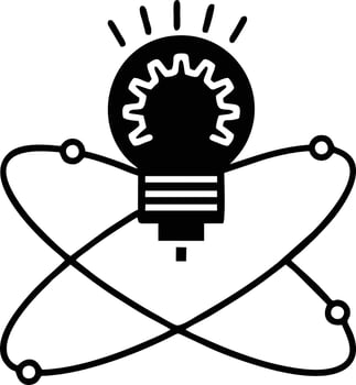 Idea solution icon symbol vector image. Illustration of the creative innovation concept design. EPS 10
