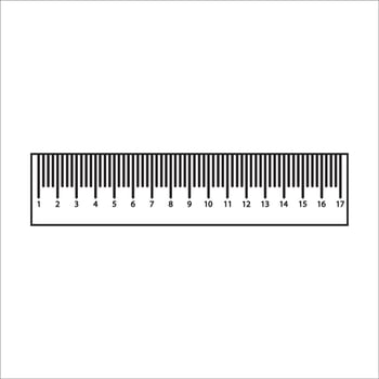 ruler icon logo vector design