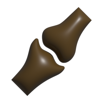 3d icon of skull bone png