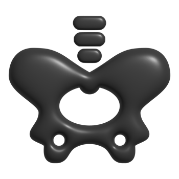 3d icon of skull bone png