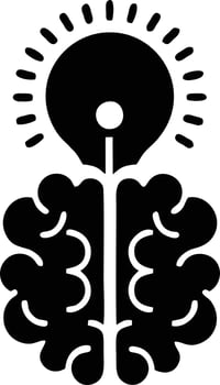 Idea solution icon symbol vector image. Illustration of the creative innovation concept design. EPS 10