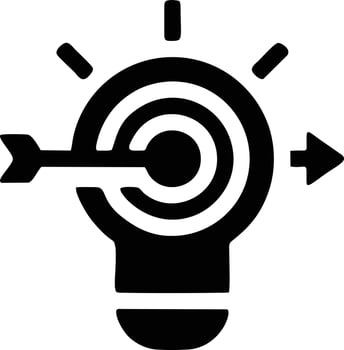 Idea solution icon symbol vector image. Illustration of the creative innovation concept design. EPS 10