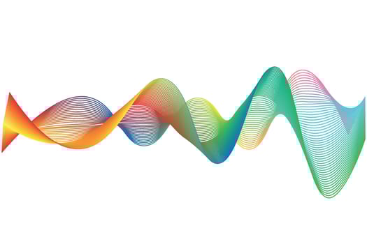 colorful gradient wave line. fluid abstract background. suitable for landing page and computer desktop wallpaper vector
