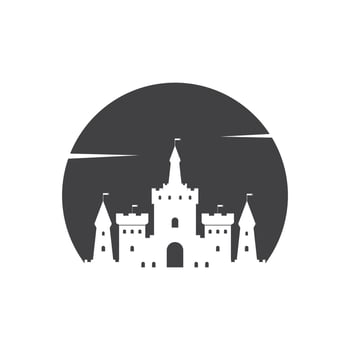 castle logo icon vector illustration design