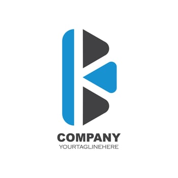 k letter logo icon illustration vector