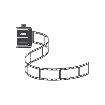 roll filmstrip vector illustration design