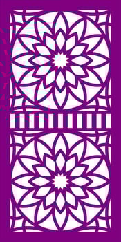 Simple Vector Pattern for Laser Cutting, Decoration, and Ornament