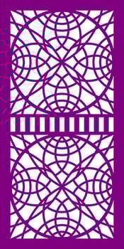 Simple Vector Pattern for Laser Cutting, Decoration, and Ornament