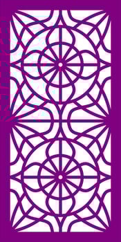 Simple Vector Pattern for Laser Cutting, Decoration, and Ornament