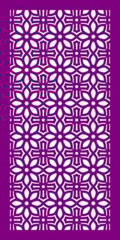 Simple Vector Pattern for Laser Cutting, Decoration, and Ornament